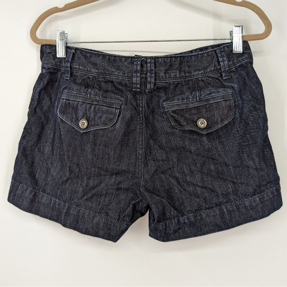 LOFT Dark Wash Denim Shorts Size 4
